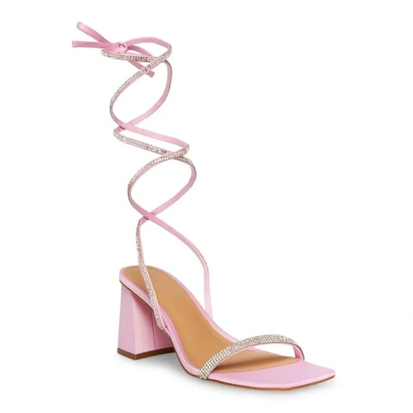 Steve Madden Shoes - Steve Madden Juliette Leg Wrap Block Heel​​​​
